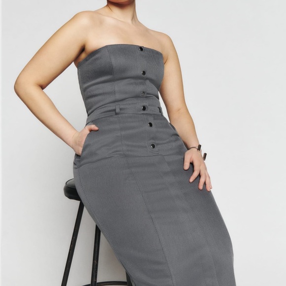 REFORMATION Deserae Dress size 10 (new with tags) - Picture 3 of 4